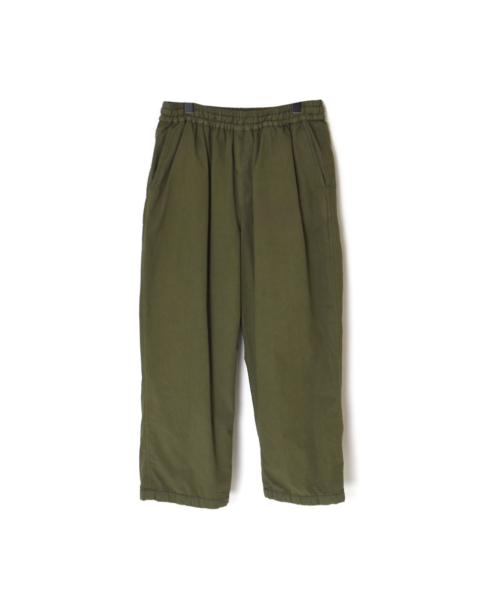 NVL2593D(パンツ) 40s ORGANIC POPLIN (OVERDYE) EASY PANTS