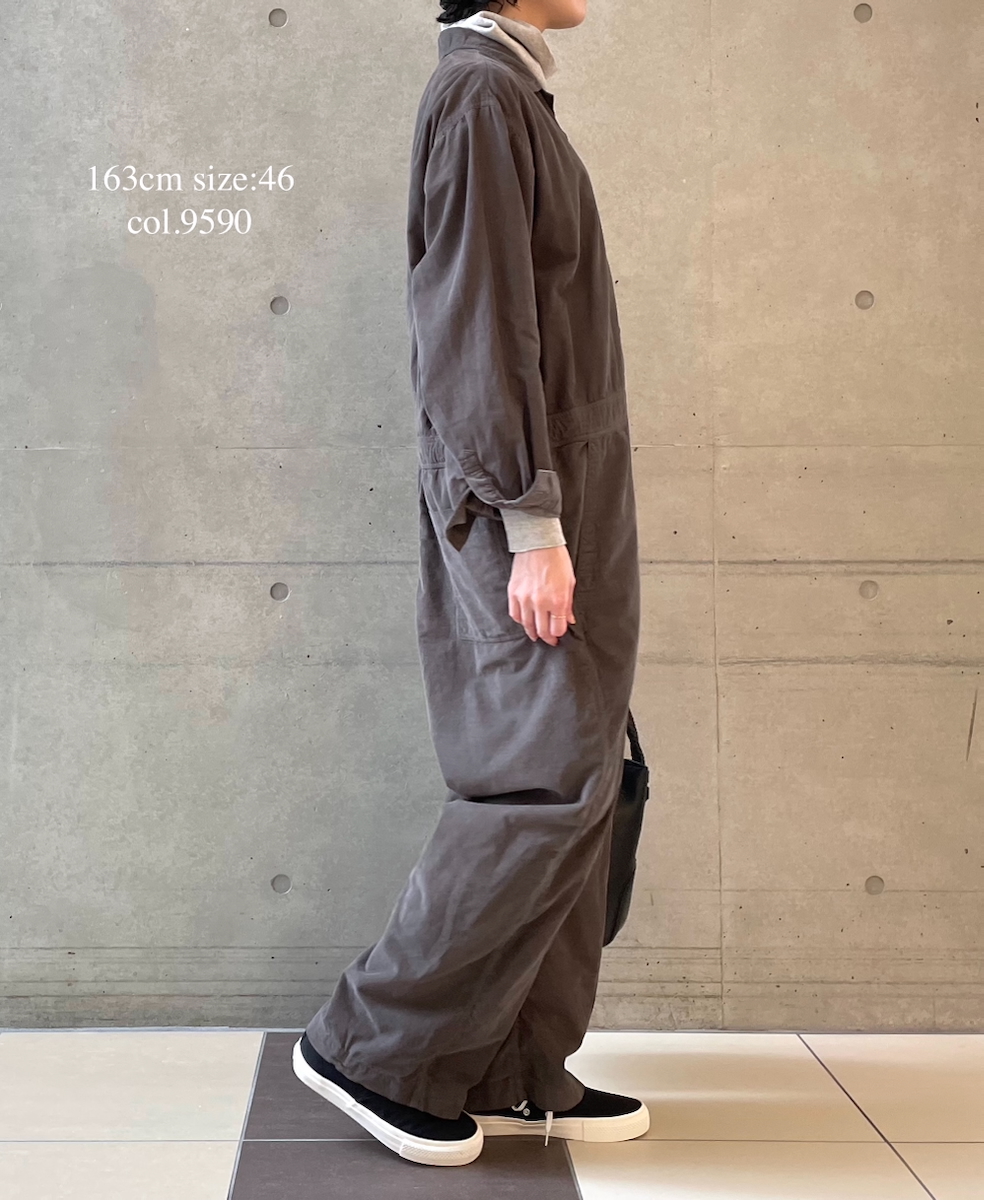 INHT2553CD(サロペット) 26 WALES CORDUROY OVERDYE ONE-UP COLLAR OVERALLS