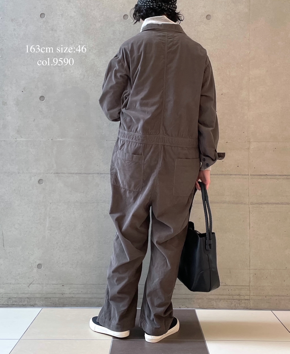 INHT2553CD(サロペット) 26 WALES CORDUROY OVERDYE ONE-UP COLLAR OVERALLS