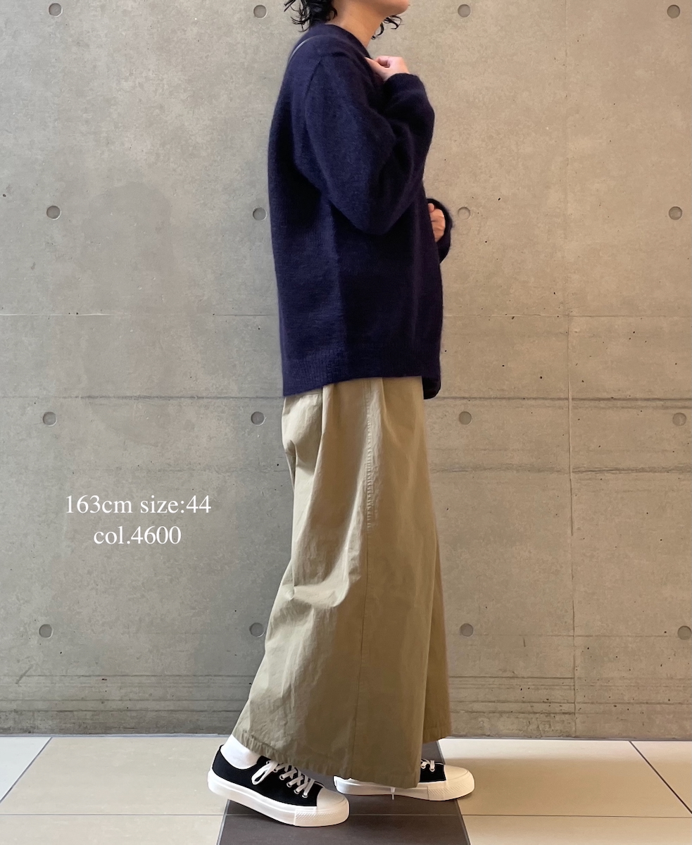 NHT1713HB(パンツ) MEDIUM WEIGHT PEACH SKIN COTTON EASY PANTS