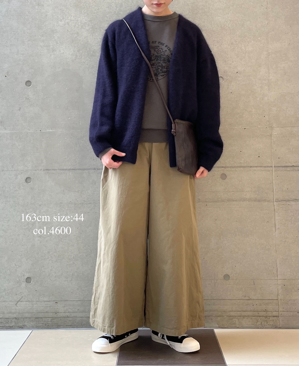 NHT1713HB(パンツ) MEDIUM WEIGHT PEACH SKIN COTTON EASY PANTS