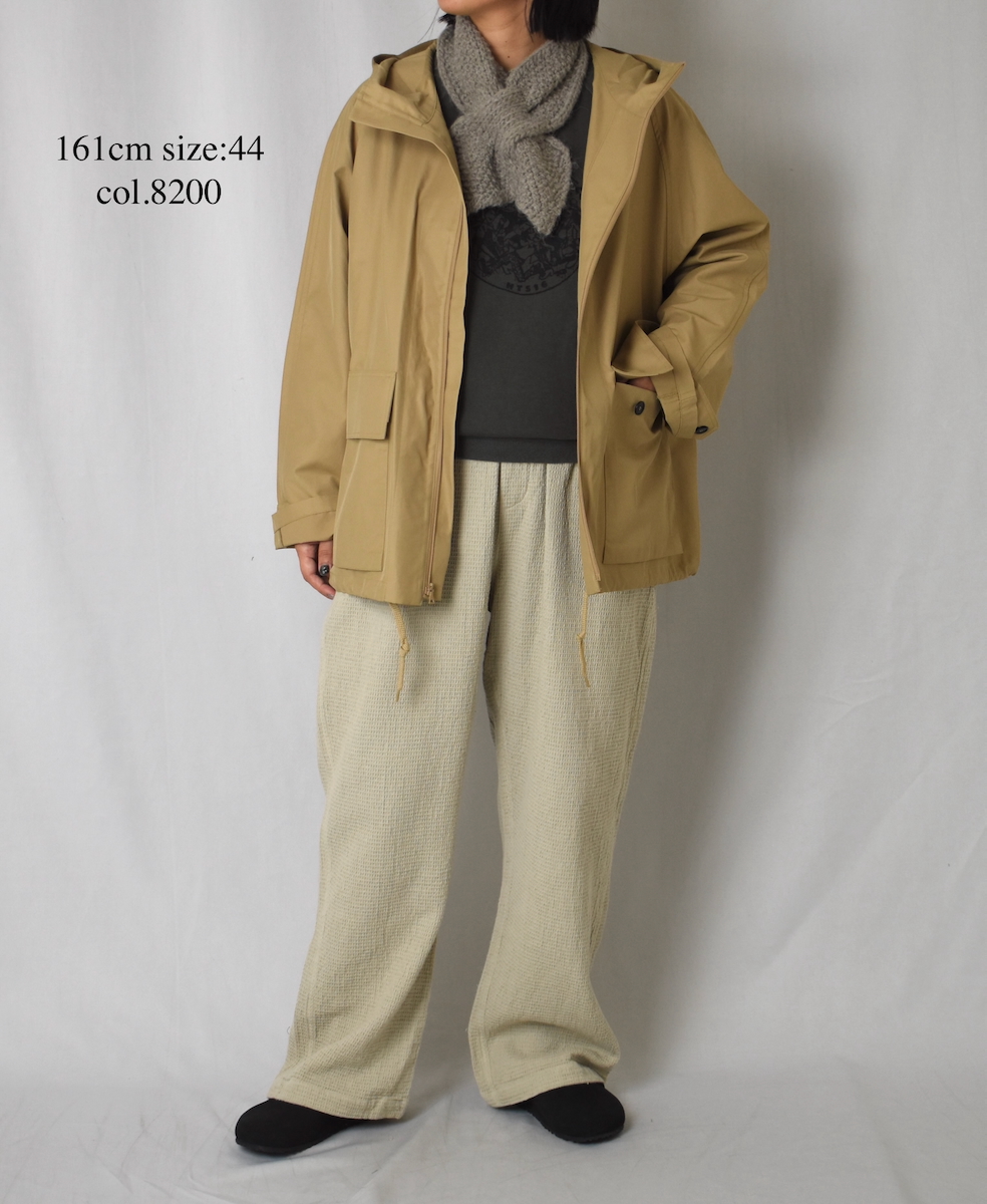 NHT2511KT(コート) COTTON / NYLON HOODED PARKA WITH GUSSEED POCKET