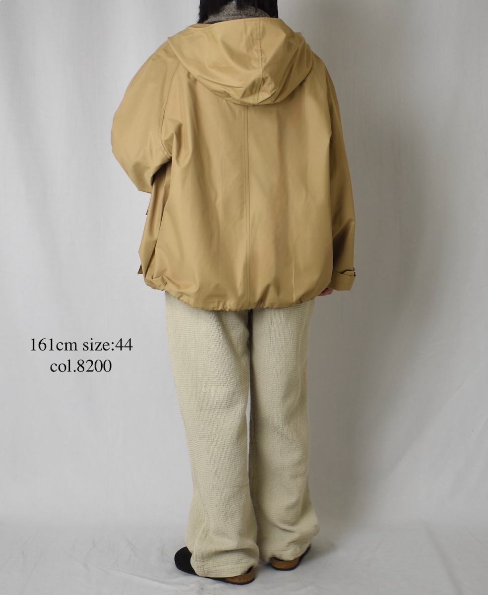 NHT2511KT(コート) COTTON / NYLON HOODED PARKA WITH GUSSEED POCKET