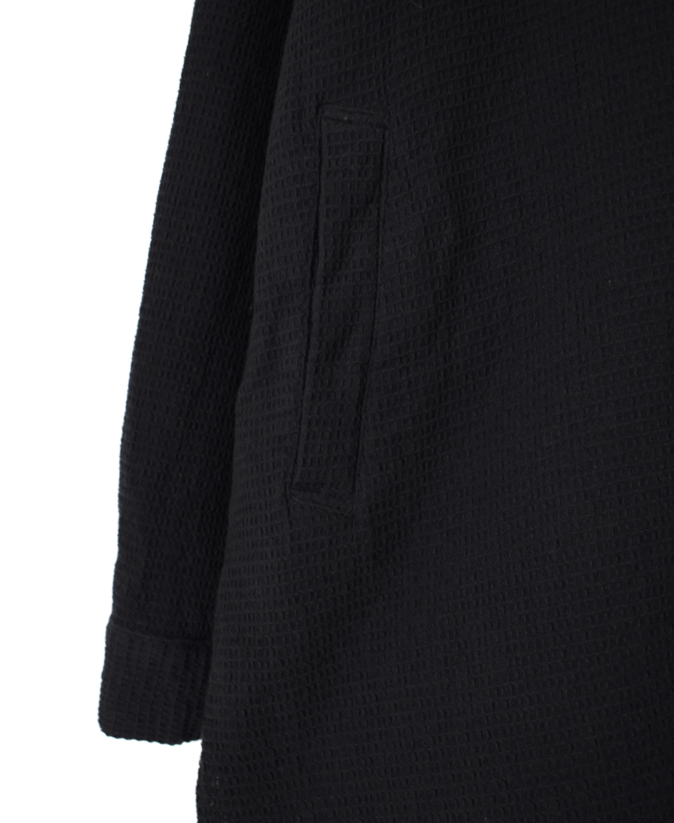 INHT2571WPD(シャツ) WAFFLE PLAIN OVERDYE STAND COLLAR SHIRTS