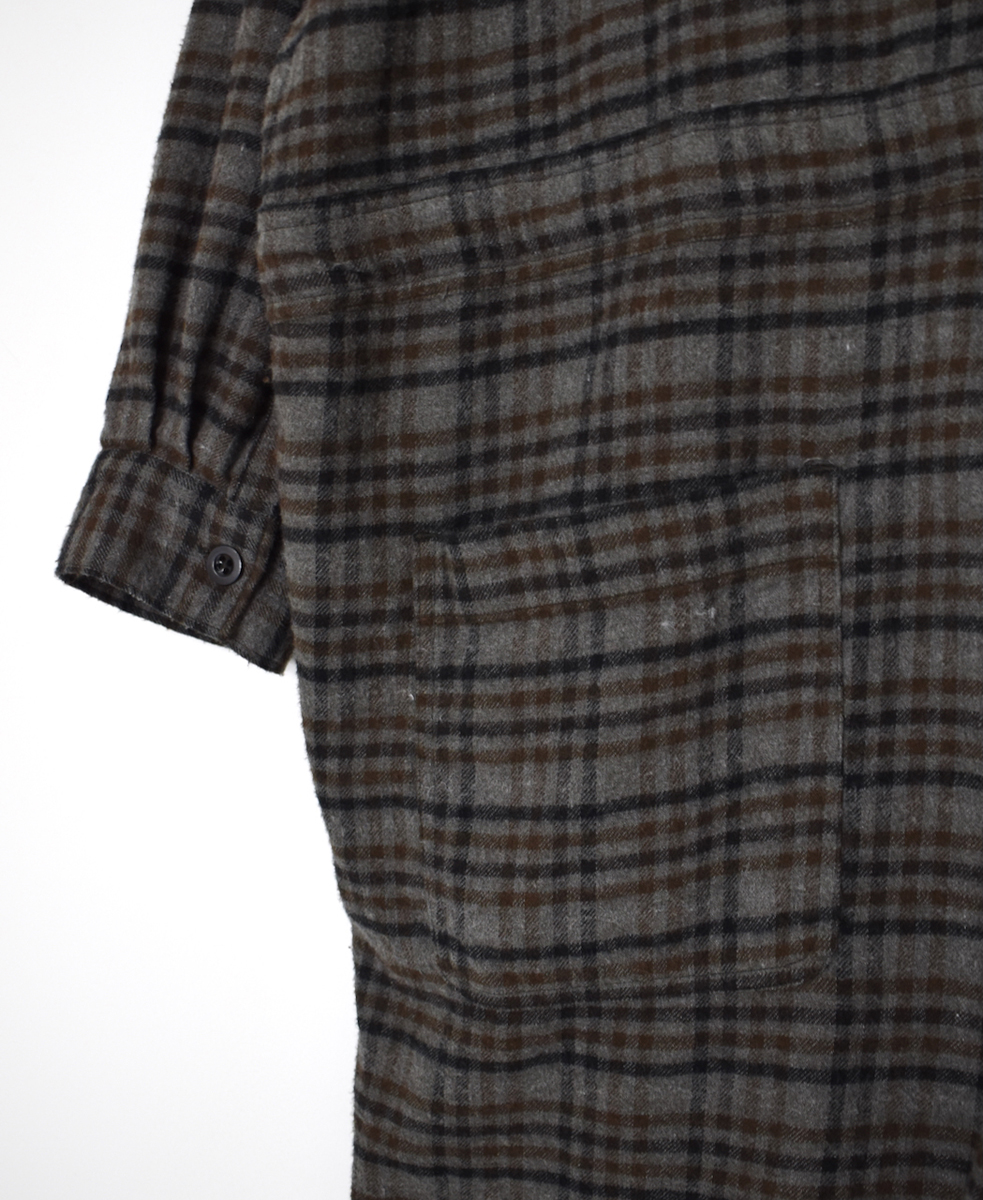 INHT2563CKD(サロペット) COTTON CHECK OVERDYE ONE-UP COLLAR OVERALLS