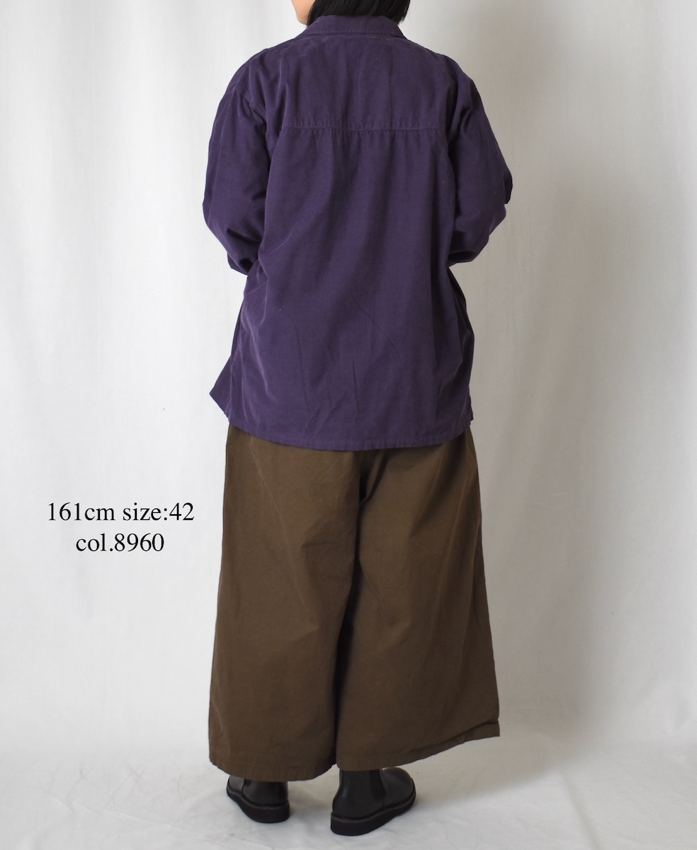 NHT1713HB(パンツ) MEDIUM WEIGHT PEACH SKIN COTTON EASY PANTS