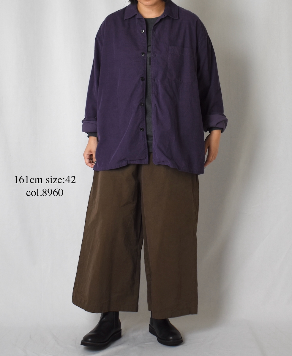 NHT1713HB(パンツ) MEDIUM WEIGHT PEACH SKIN COTTON EASY PANTS