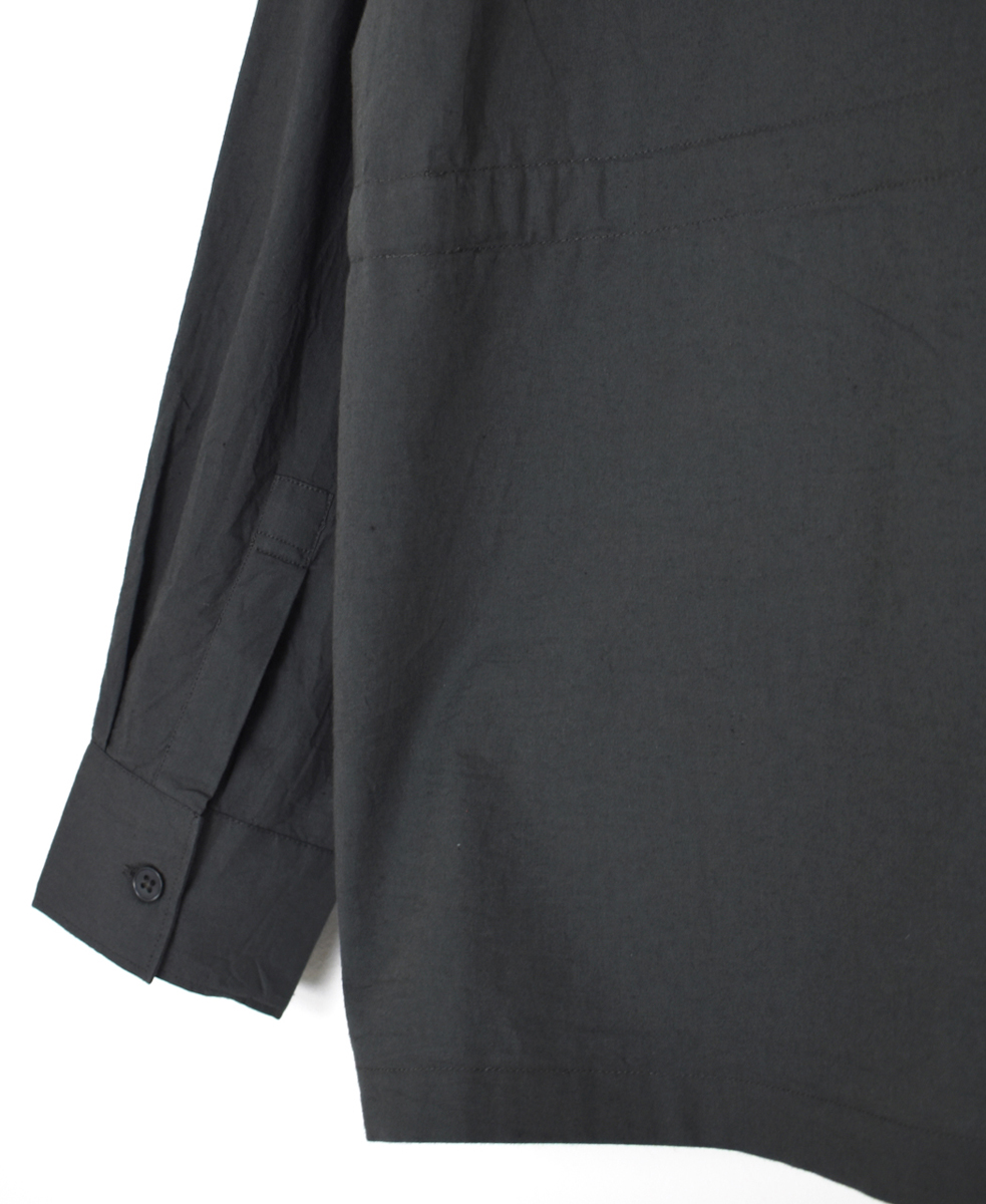 NSL25541(シャツ) 40s POPLIN PLAIN REGULAR FLAP POCKET SHIRT