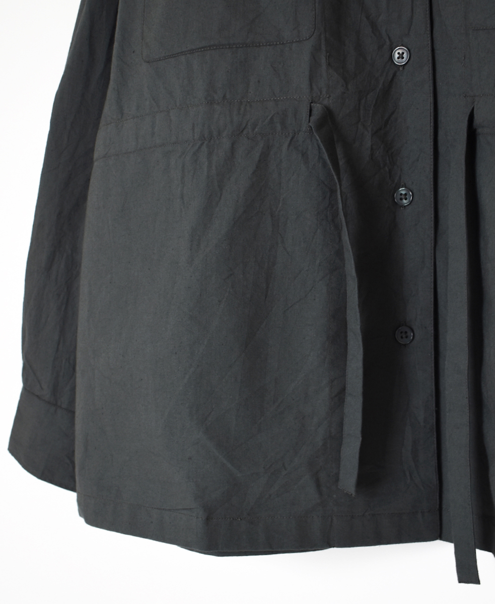 NSL25541(シャツ) 40s POPLIN PLAIN REGULAR FLAP POCKET SHIRT