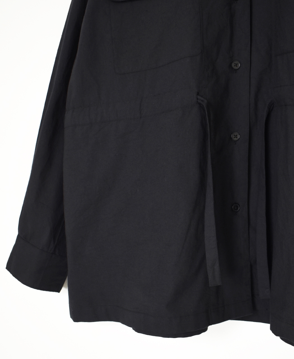 NSL25541(シャツ) 40s POPLIN PLAIN REGULAR FLAP POCKET SHIRT