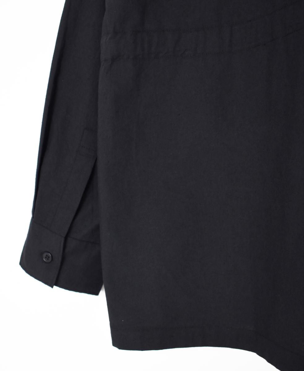 NSL25541(シャツ) 40s POPLIN PLAIN REGULAR FLAP POCKET SHIRT