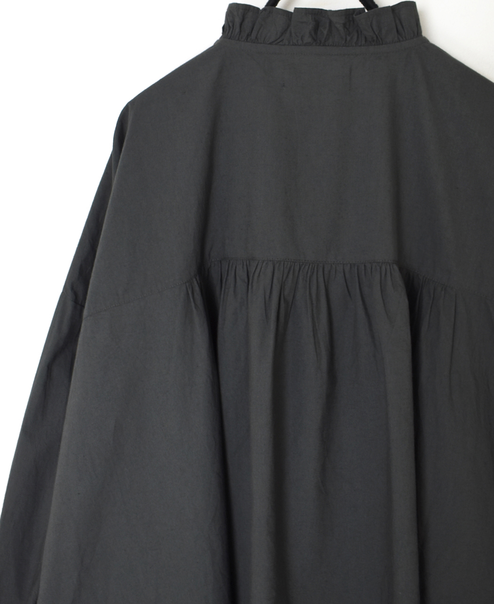 NSL25542(シャツ) 40s POPLIN PLAIN FRILL COLLAR SHIRT