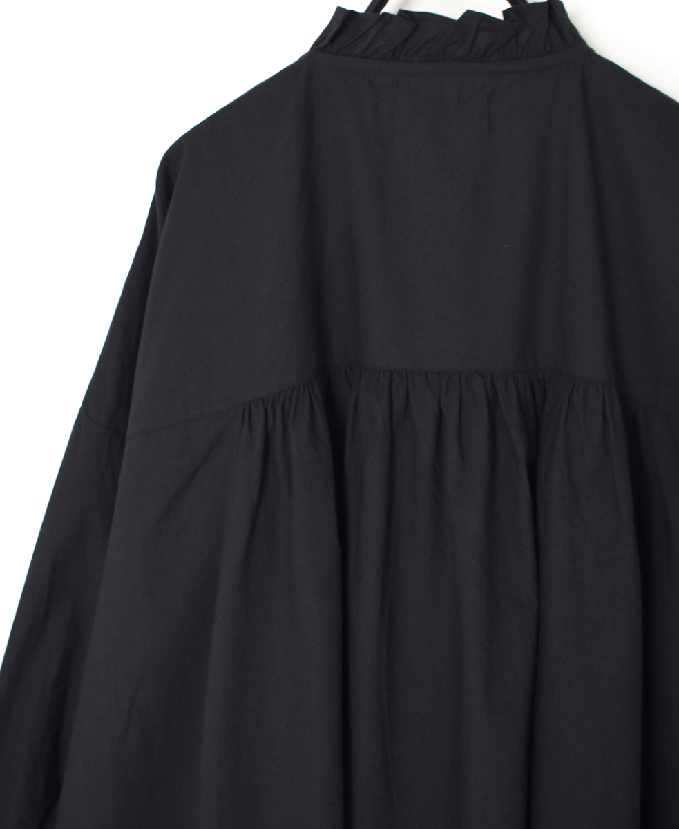 NSL25542(シャツ) 40s POPLIN PLAIN FRILL COLLAR SHIRT