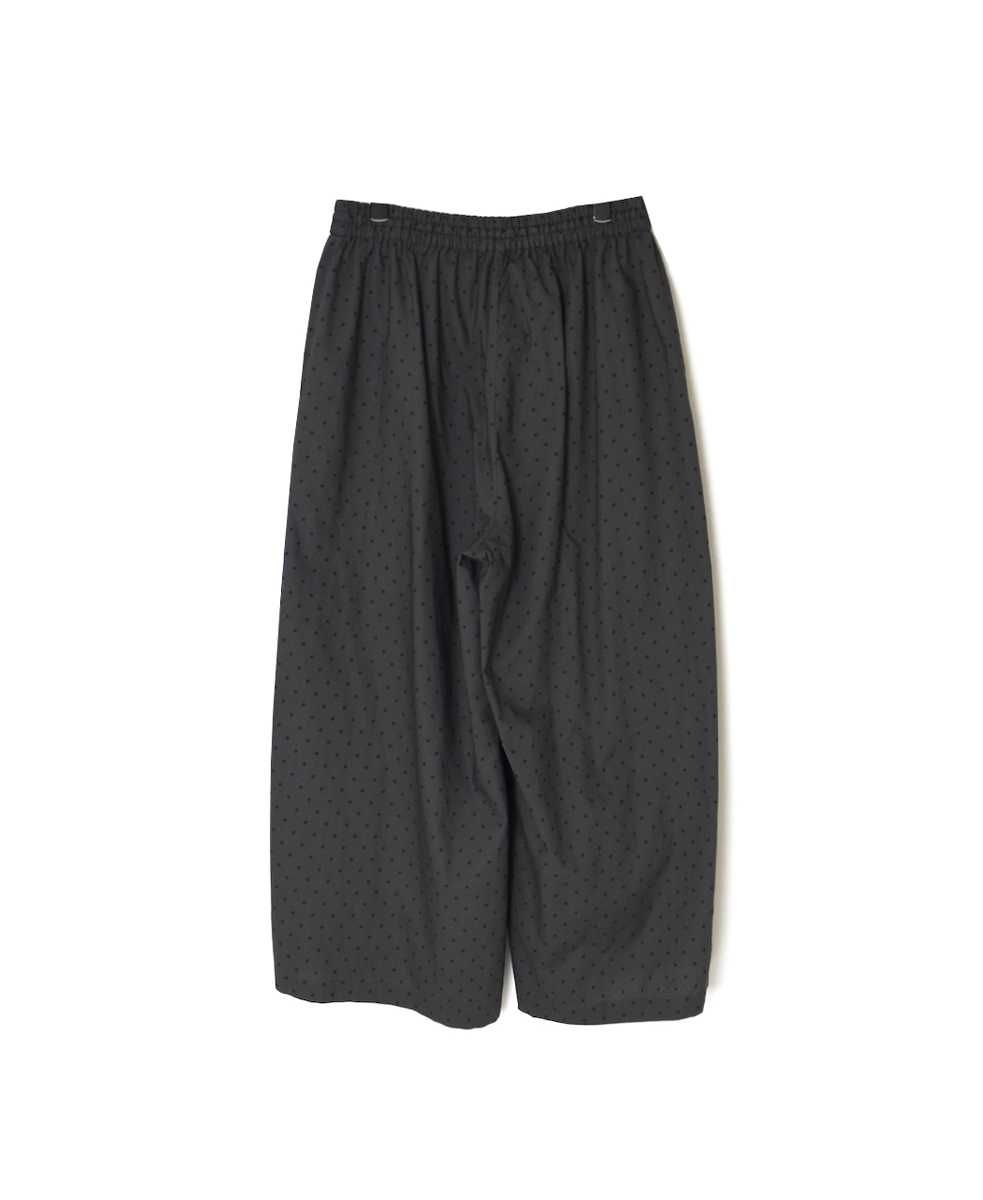 NSL25536(パンツ) 40s POPLIN DOT PRINT WIDE EASY PANTS