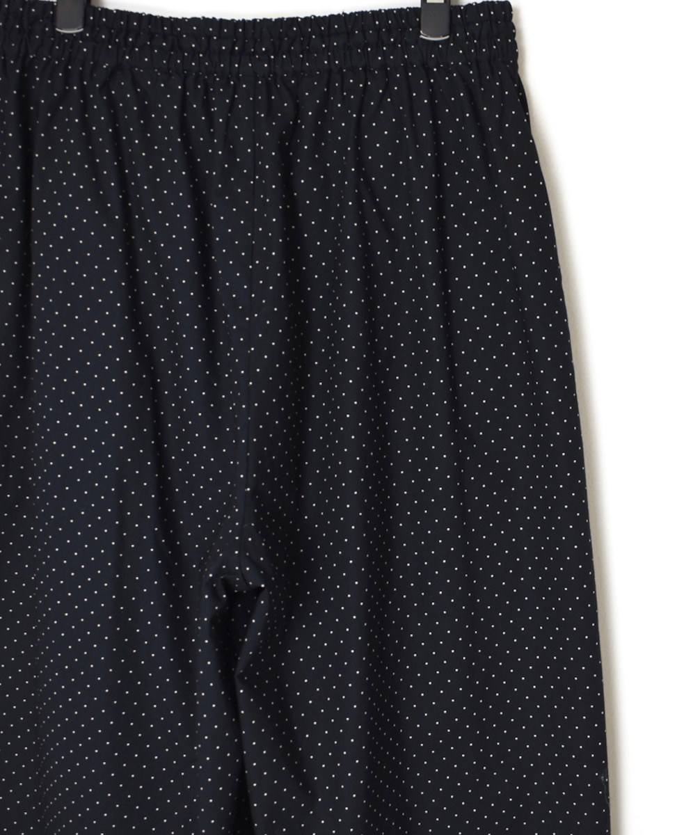 NSL25536(パンツ) 40s POPLIN DOT PRINT WIDE EASY PANTS
