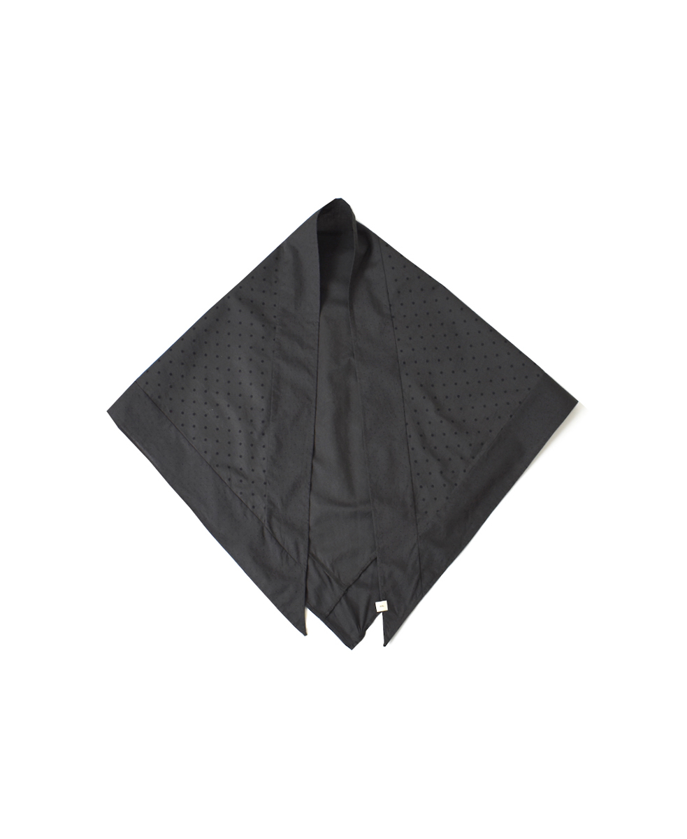 NSL25539(ストール) 40s POPLIN DOT PRINT TRIANGLE STOLE