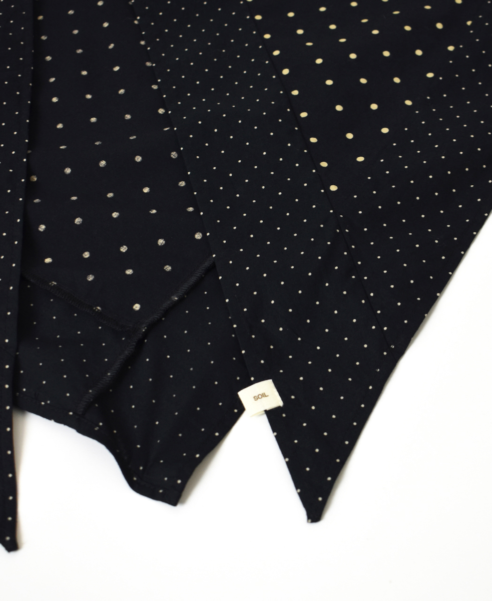 NSL25539(ストール) 40s POPLIN DOT PRINT TRIANGLE STOLE