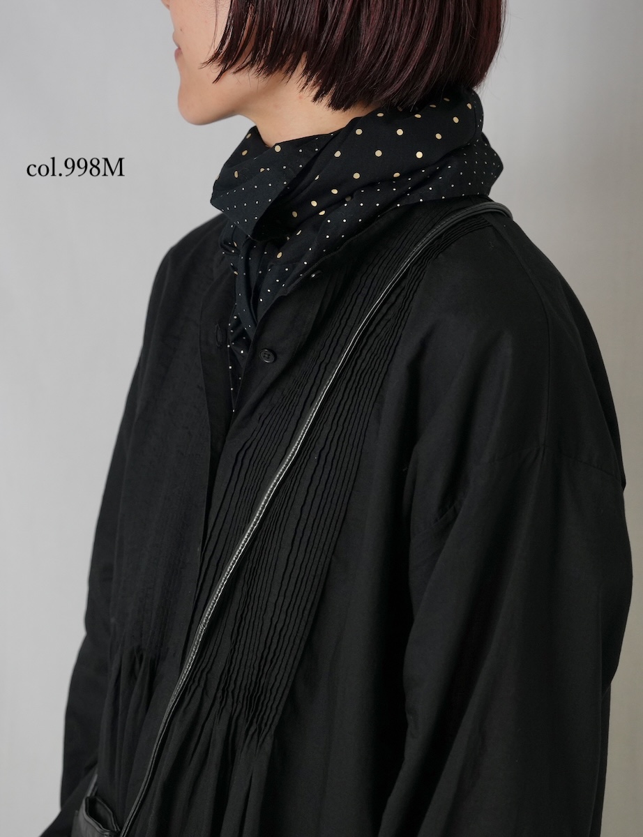 NSL25539(ストール) 40s POPLIN DOT PRINT TRIANGLE STOLE