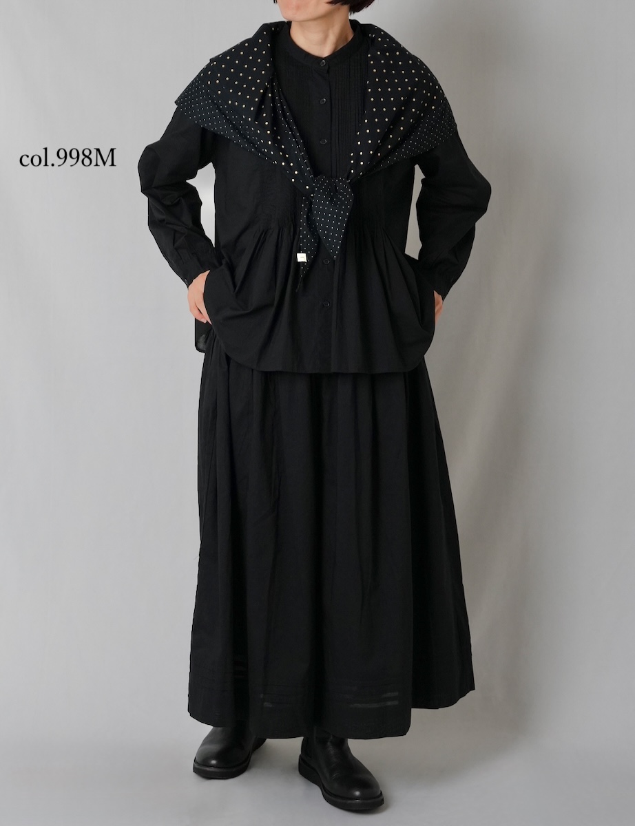NSL25539(ストール) 40s POPLIN DOT PRINT TRIANGLE STOLE
