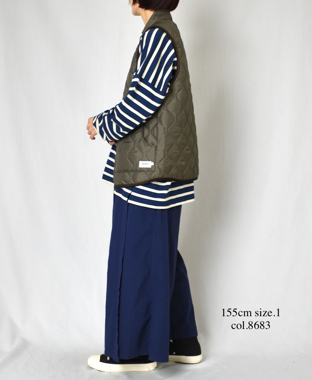 NAM9984PP (ベスト) POLY×POLY HEAT QUILT STAND COLLAR VEST