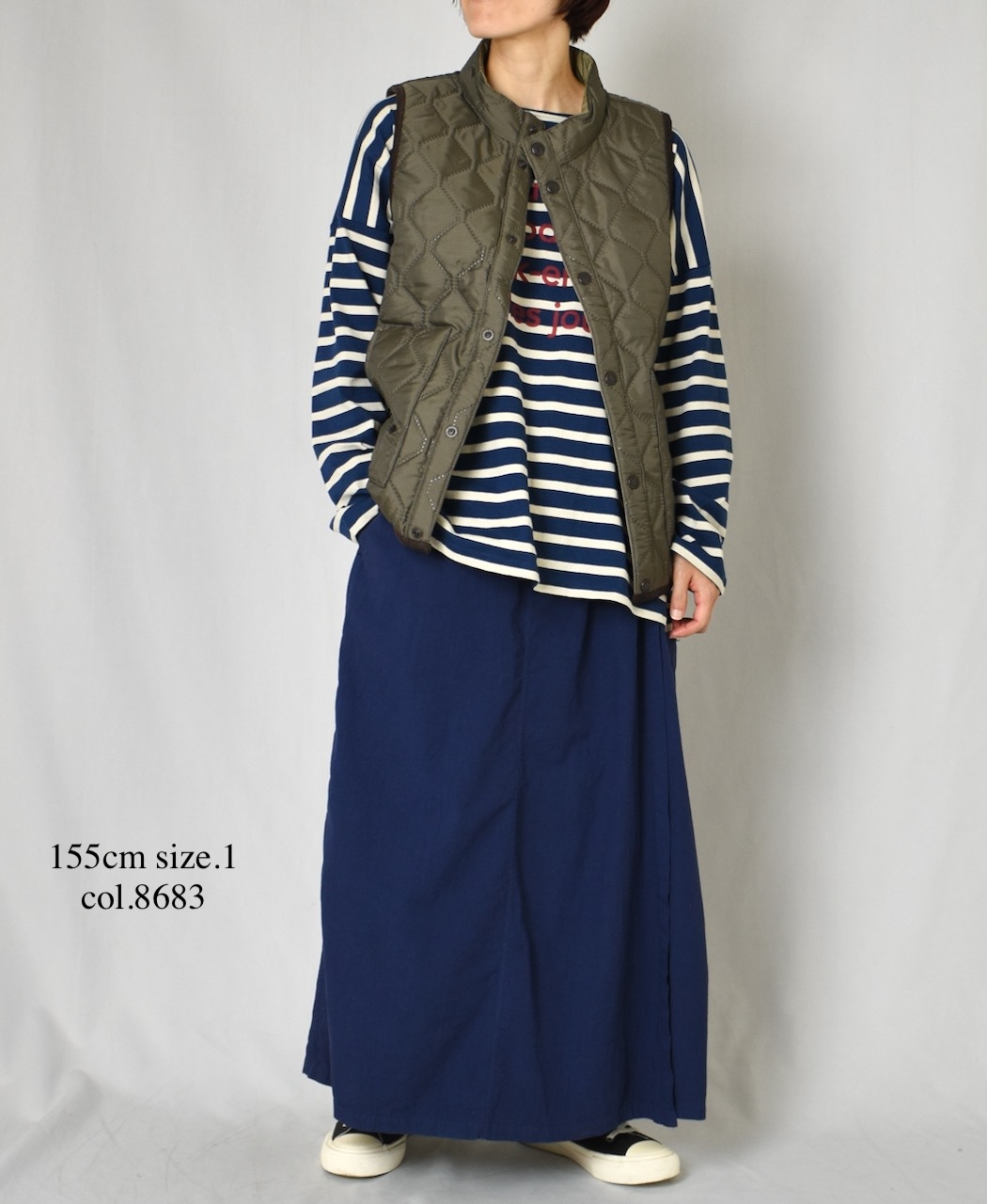 NAM9984PP (ベスト) POLY×POLY HEAT QUILT STAND COLLAR VEST