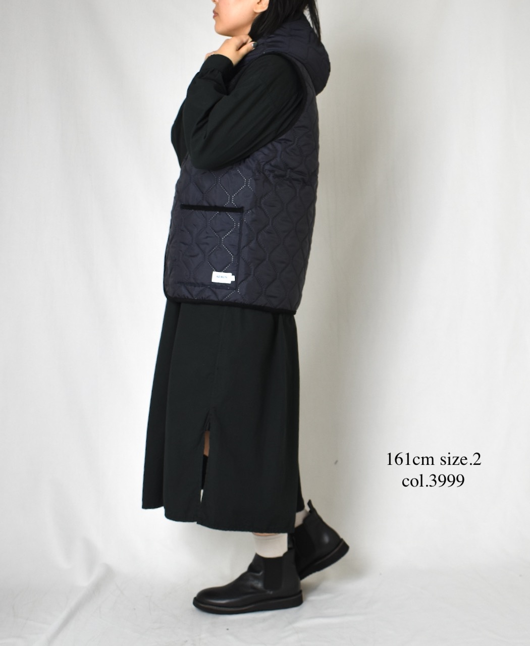 NAM2351PP (ベスト) POLY×POLY HEAT QUILT HOODED VEST