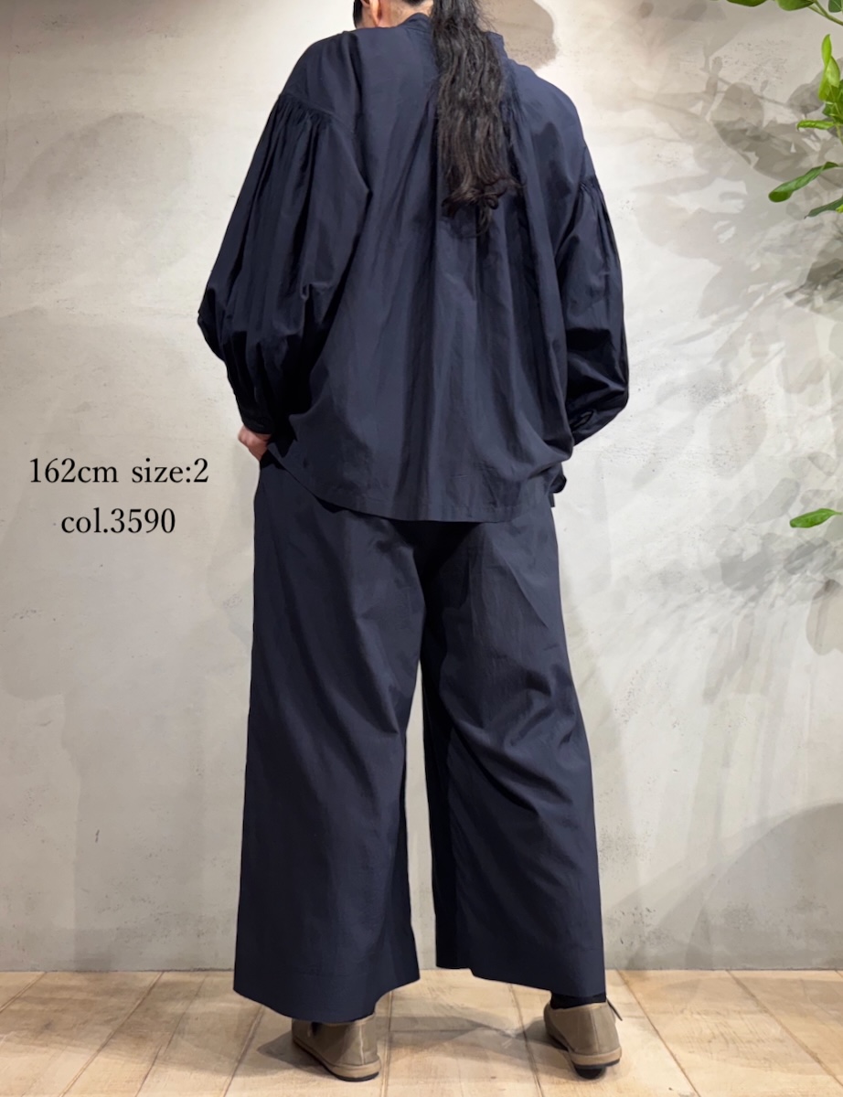 INMDS25745(パンツ) BANGALORE COTTON/SILK PLAIN EASY PANTS WITH LINING