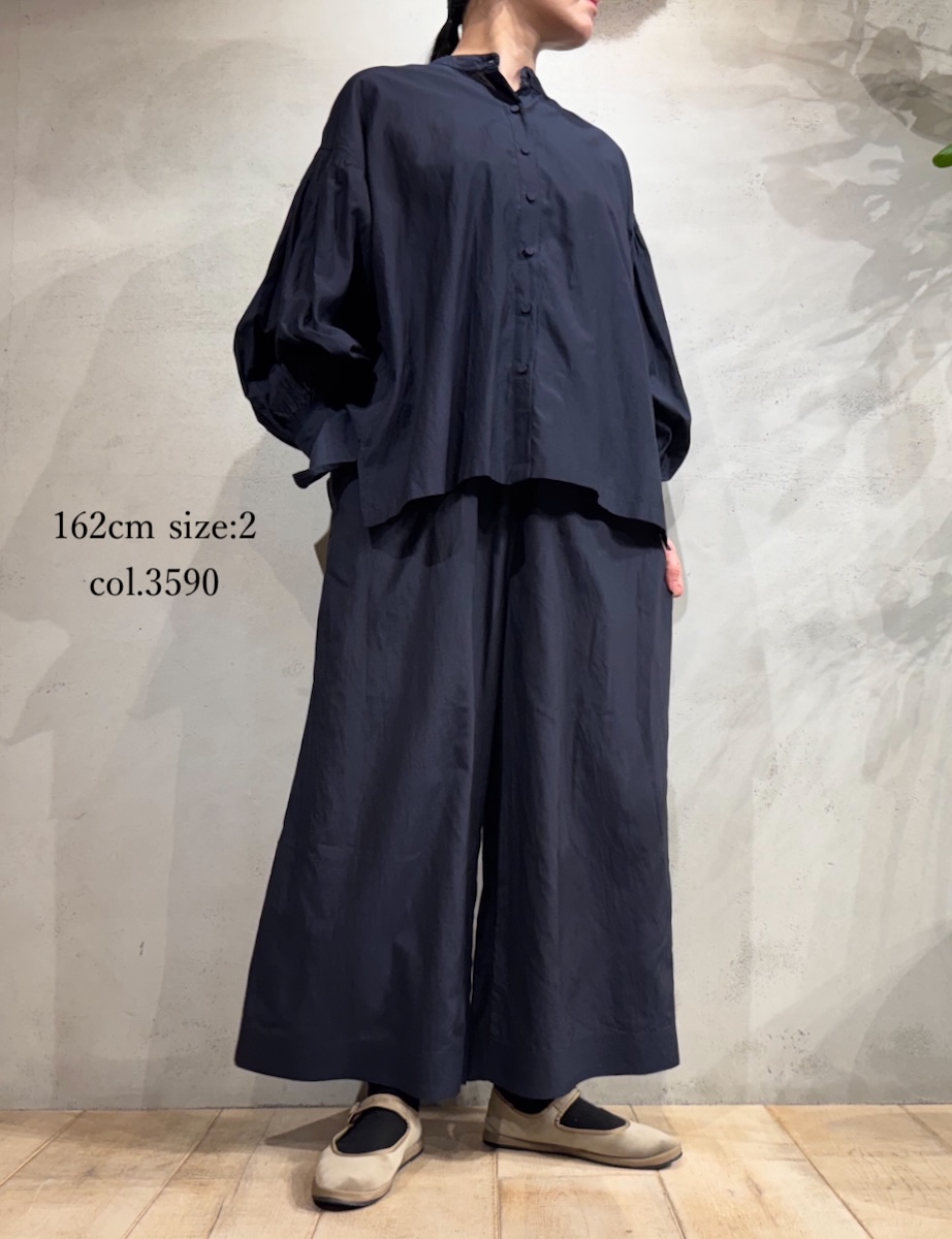 INMDS25745(パンツ) BANGALORE COTTON/SILK PLAIN EASY PANTS WITH LINING