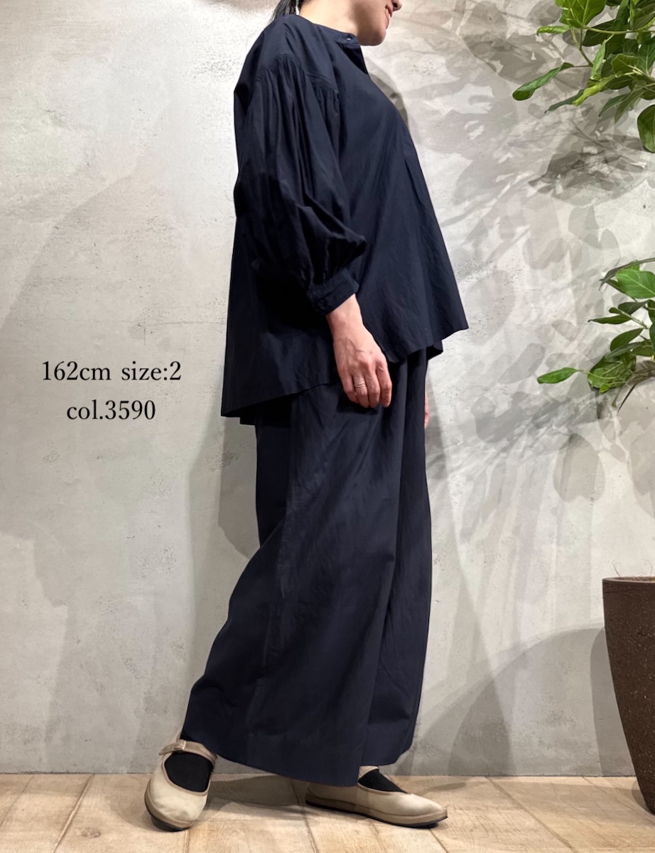 INMDS25745(パンツ) BANGALORE COTTON/SILK PLAIN EASY PANTS WITH LINING
