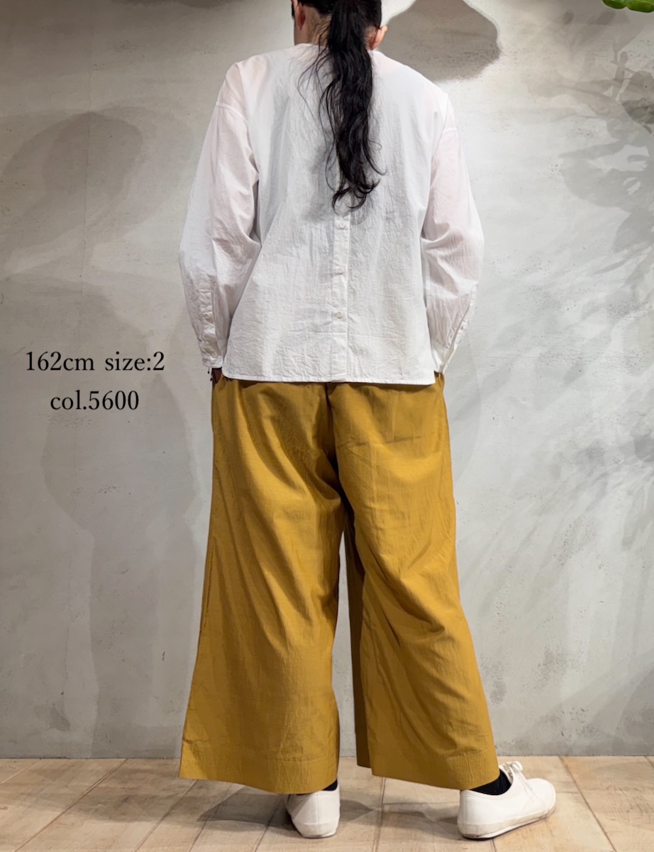 INMDS25745(パンツ) BANGALORE COTTON/SILK PLAIN EASY PANTS WITH LINING