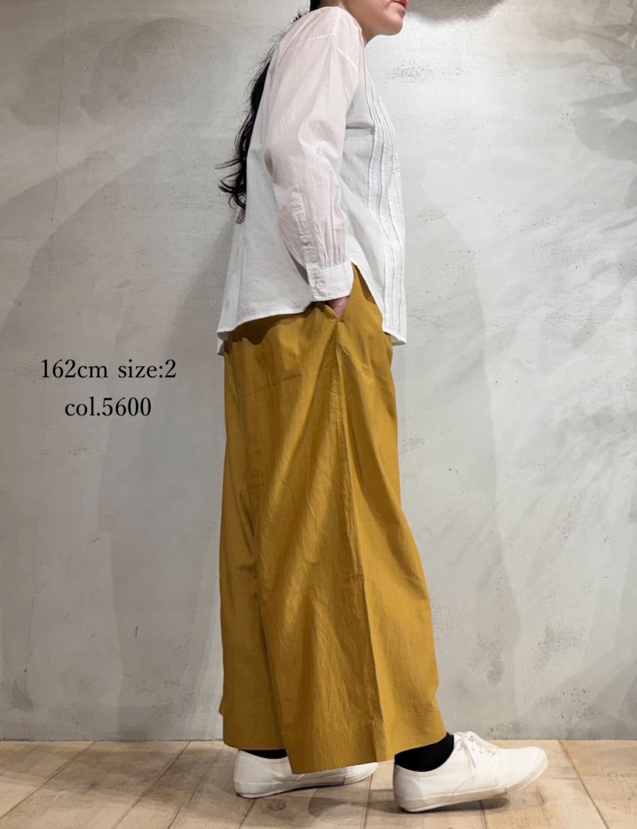 INMDS25745(パンツ) BANGALORE COTTON/SILK PLAIN EASY PANTS WITH LINING