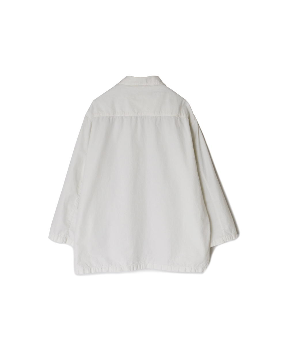 INAM2553PD(シャツ) 40s POPLIN OVER DYE UTILITY SKIPPER SHIRTS