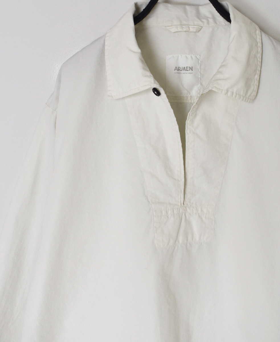 INAM2553PD(シャツ) 40s POPLIN OVER DYE UTILITY SKIPPER SHIRTS