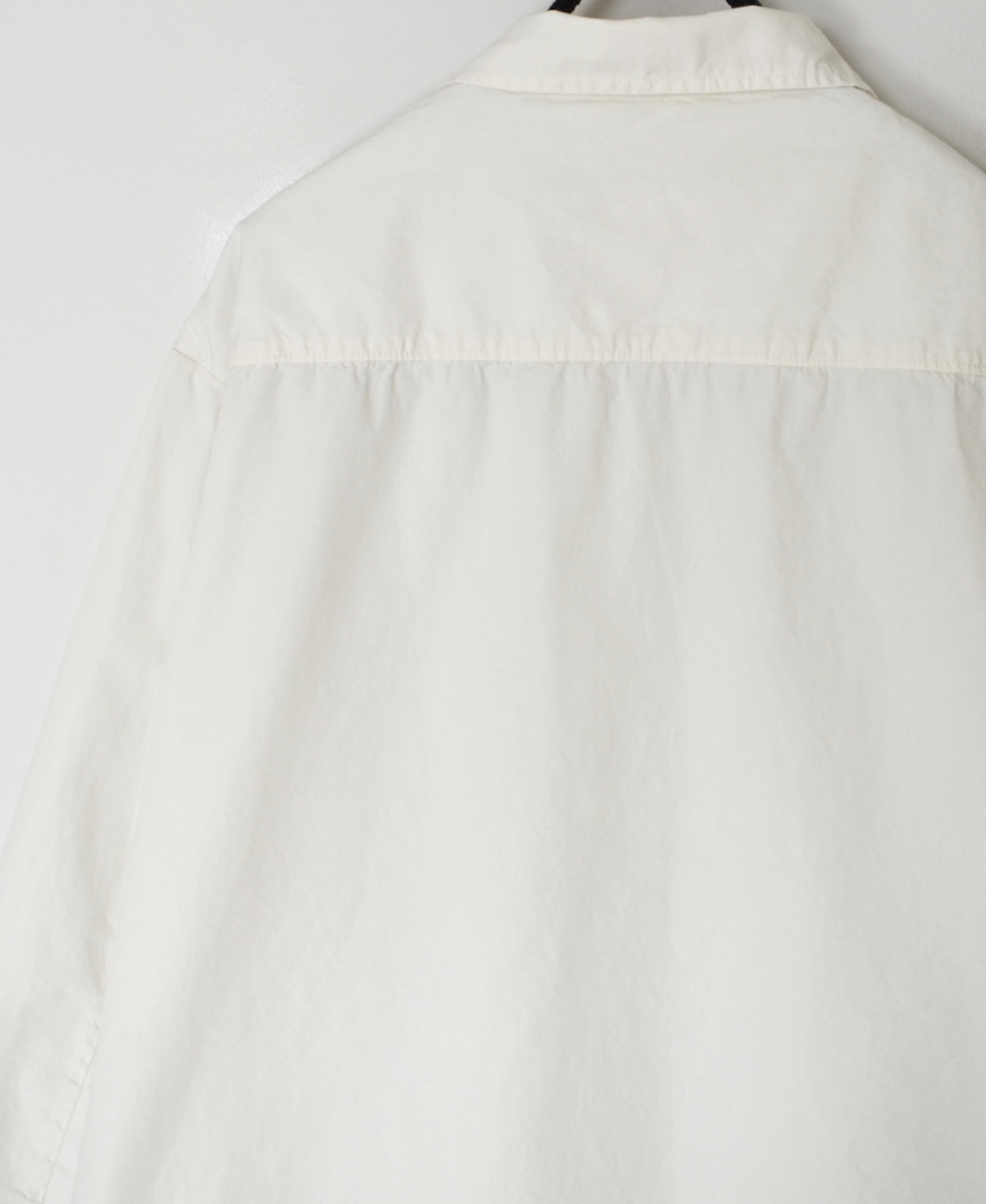 INAM2553PD(シャツ) 40s POPLIN OVER DYE UTILITY SKIPPER SHIRTS