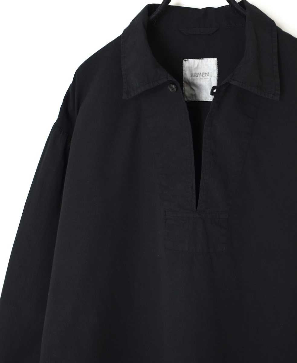 INAM2553PD(シャツ) 40s POPLIN OVER DYE UTILITY SKIPPER SHIRTS