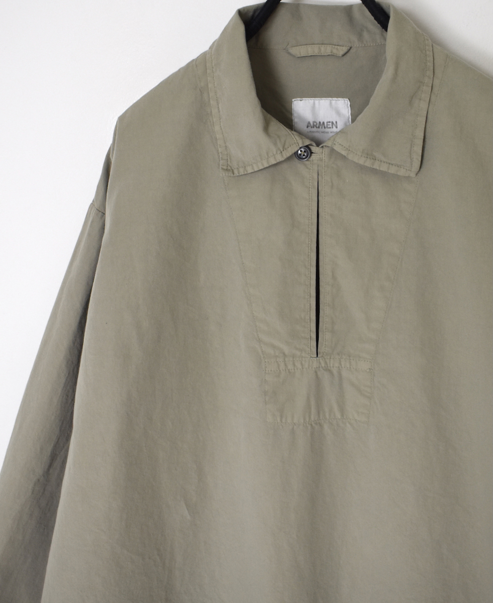 INAM2553PD(シャツ) 40s POPLIN OVER DYE UTILITY SKIPPER SHIRTS