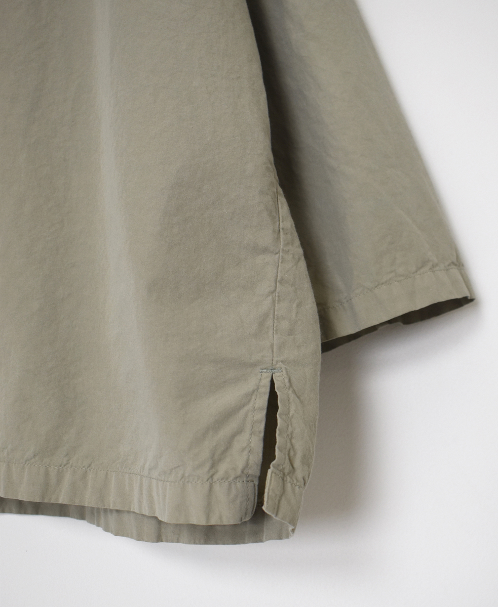 INAM2553PD(シャツ) 40s POPLIN OVER DYE UTILITY SKIPPER SHIRTS