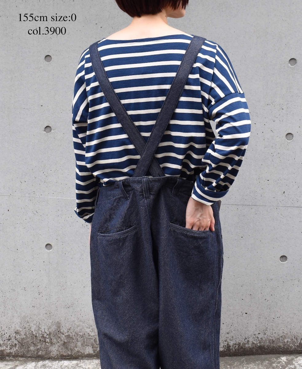 ISNAM2573(パンツ) WOOL COTTON TWILL ADJUSTER TACK PANTS WITH SUSPENDERS