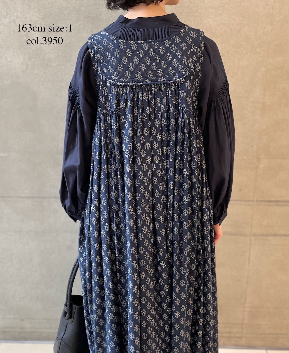 INMDS25741(シャツ) BANGALORE COTTON/SILK PLAIN BANDED COLLAR SHIRT WITH MINI PINTUCK