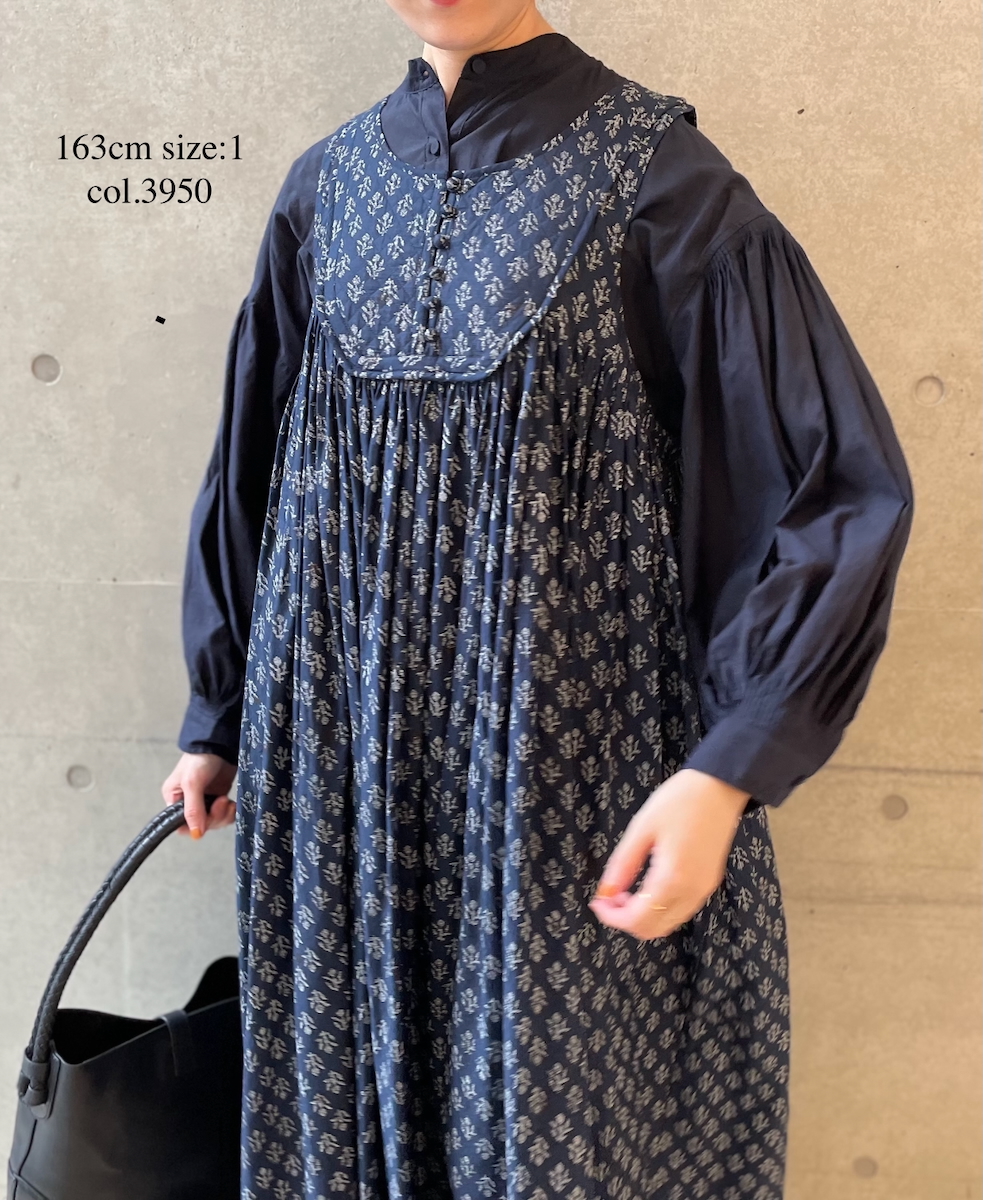 INMDS25741(シャツ) BANGALORE COTTON/SILK PLAIN BANDED COLLAR SHIRT WITH MINI PINTUCK