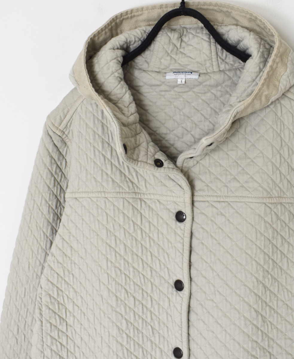 NAM0555P(ジャケット) COTTON QUILT HOODED JACKET