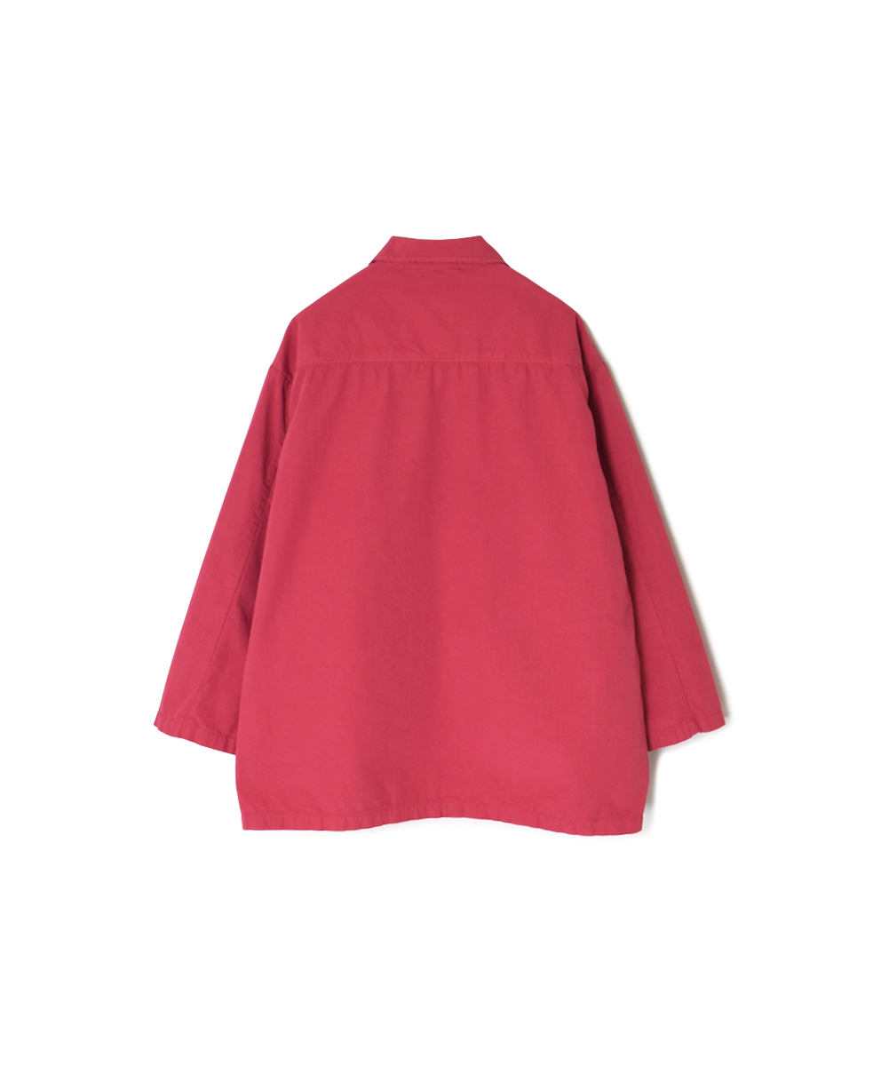 INAM2553PD(シャツ) 40s POPLIN OVER DYE UTILITY SKIPPER SHIRTS