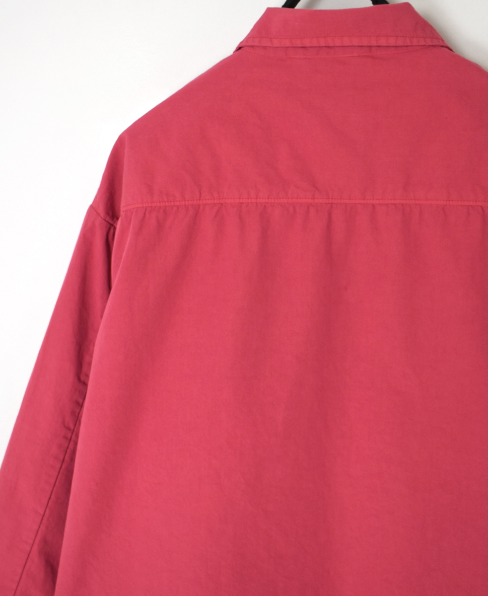 INAM2553PD(シャツ) 40s POPLIN OVER DYE UTILITY SKIPPER SHIRTS