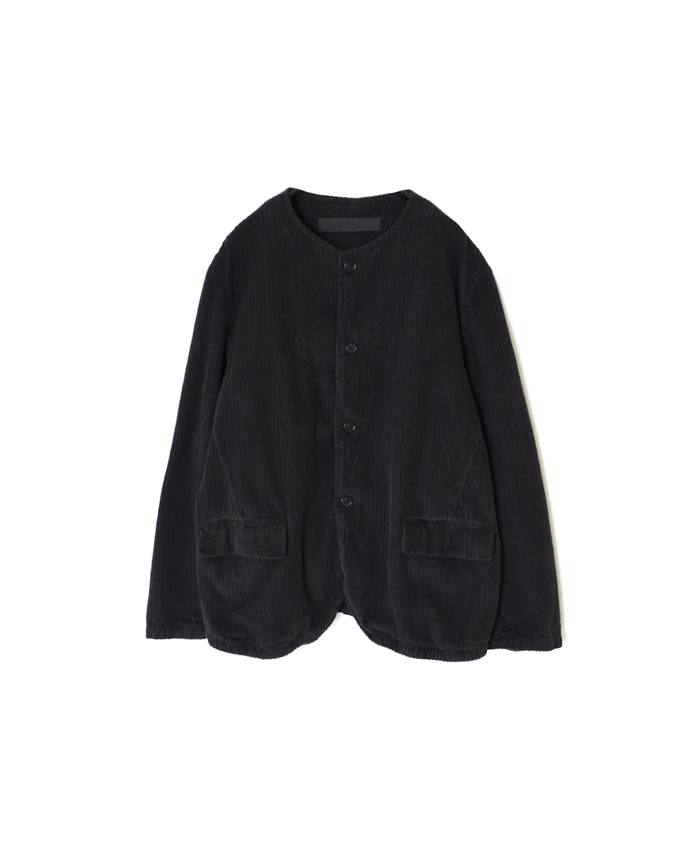 NVL2561D(ジャケット)WIDE&NARROW WALE CORDUROY(OVERDYE) 60'S ORGANIC CAMBRIC SIDE VENTS NO COLLAR JACKET
