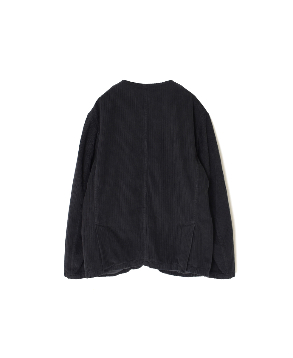 NVL2561D(ジャケット)WIDE&NARROW WALE CORDUROY(OVERDYE) 60'S ORGANIC CAMBRIC SIDE VENTS NO COLLAR JACKET