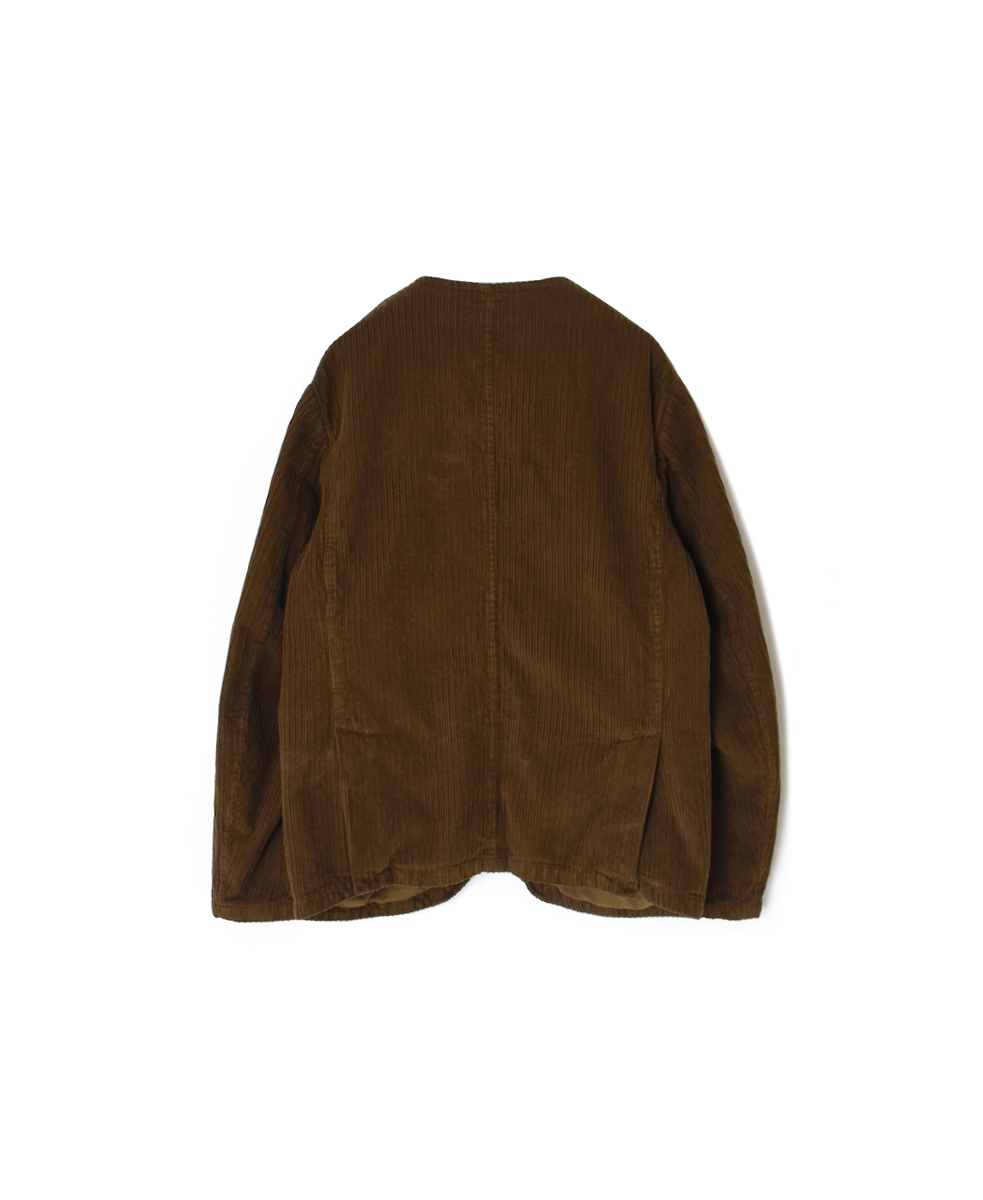NVL2561D(ジャケット)WIDE&NARROW WALE CORDUROY(OVERDYE) 60'S ORGANIC CAMBRIC SIDE VENTS NO COLLAR JACKET