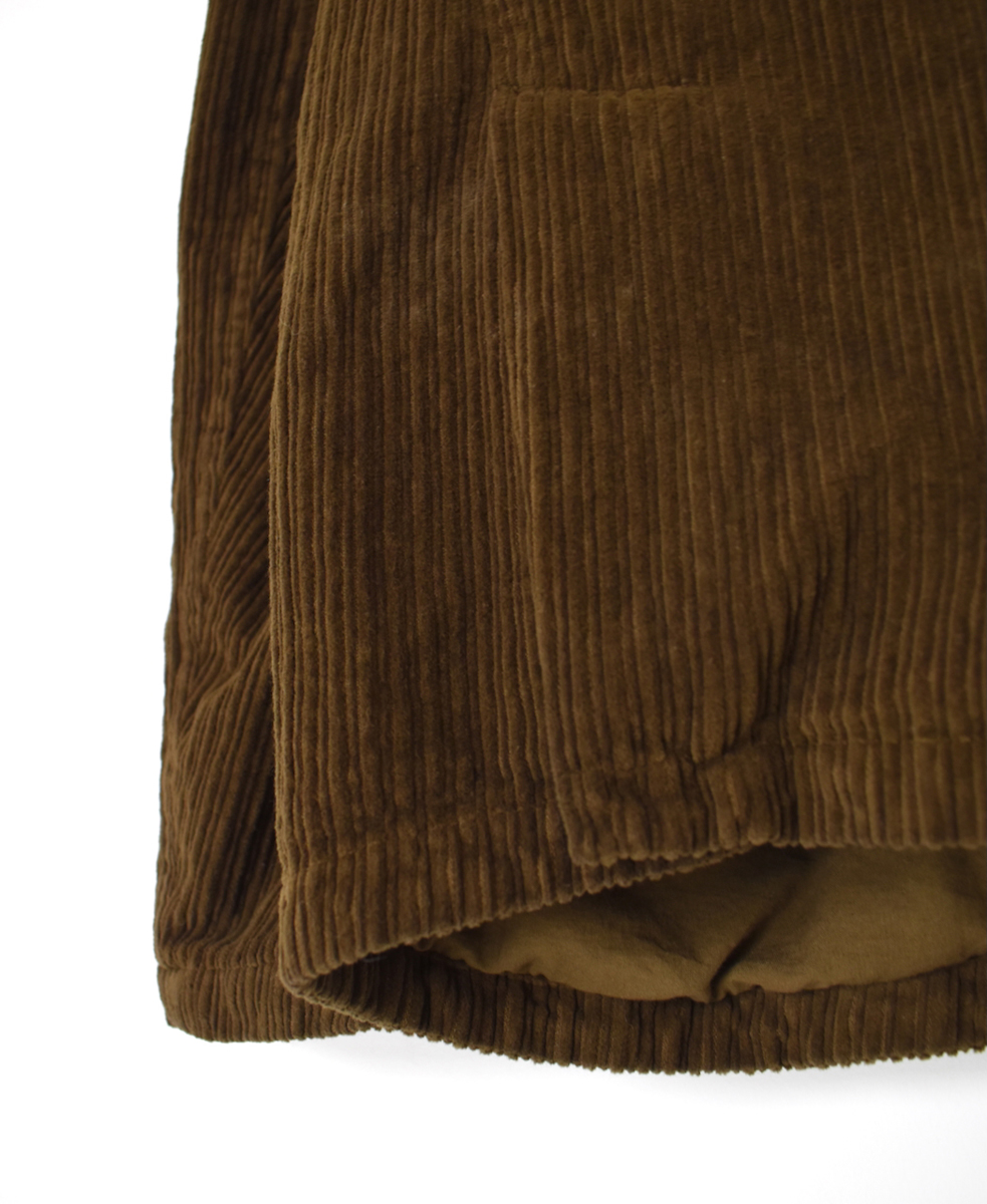 NVL2561D(ジャケット)WIDE&NARROW WALE CORDUROY(OVERDYE) 60'S ORGANIC CAMBRIC SIDE VENTS NO COLLAR JACKET