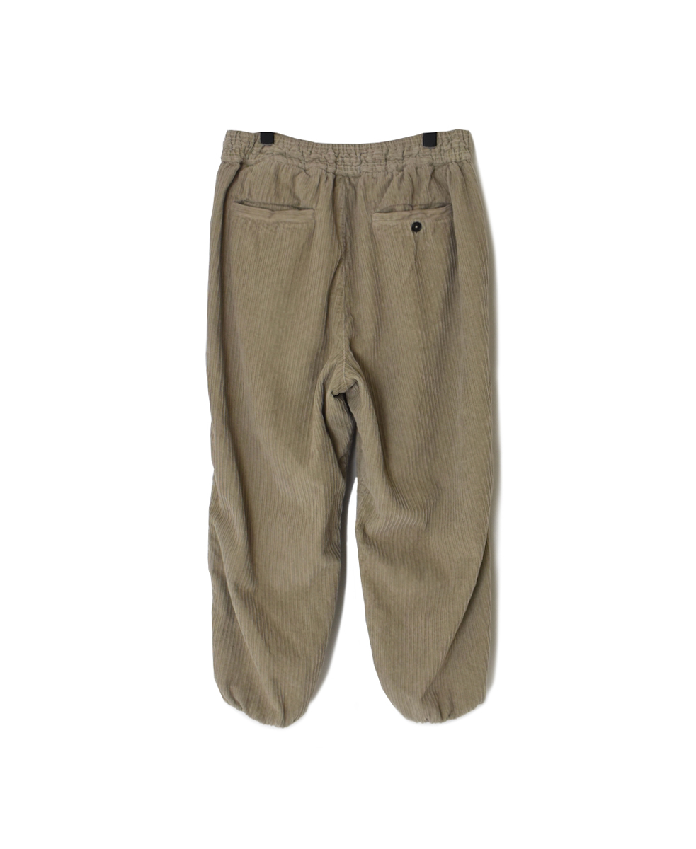 NVL2564D(パンツ)WIDE&NARROW WALE CORDUROY(OVERDYE) 60'S ORGANIC CAMBRIC EASY PANTS