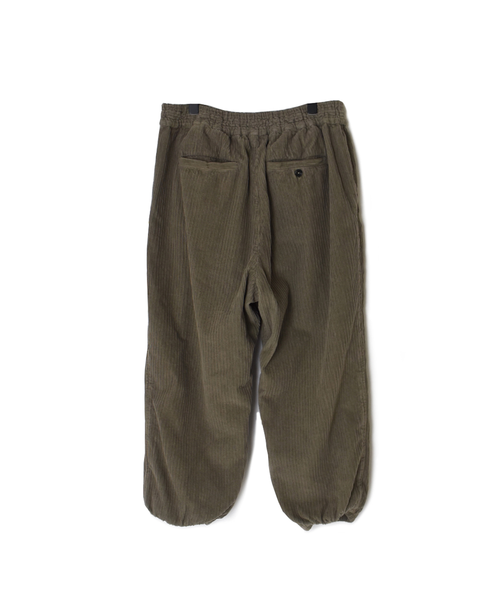 NVL2564D(パンツ)WIDE&NARROW WALE CORDUROY(OVERDYE) 60'S ORGANIC CAMBRIC EASY PANTS