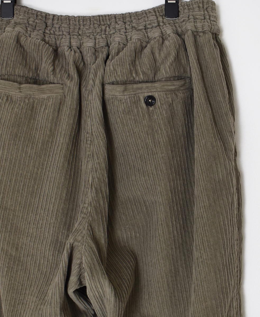 NVL2564D(パンツ)WIDE&NARROW WALE CORDUROY(OVERDYE) 60'S ORGANIC CAMBRIC EASY PANTS